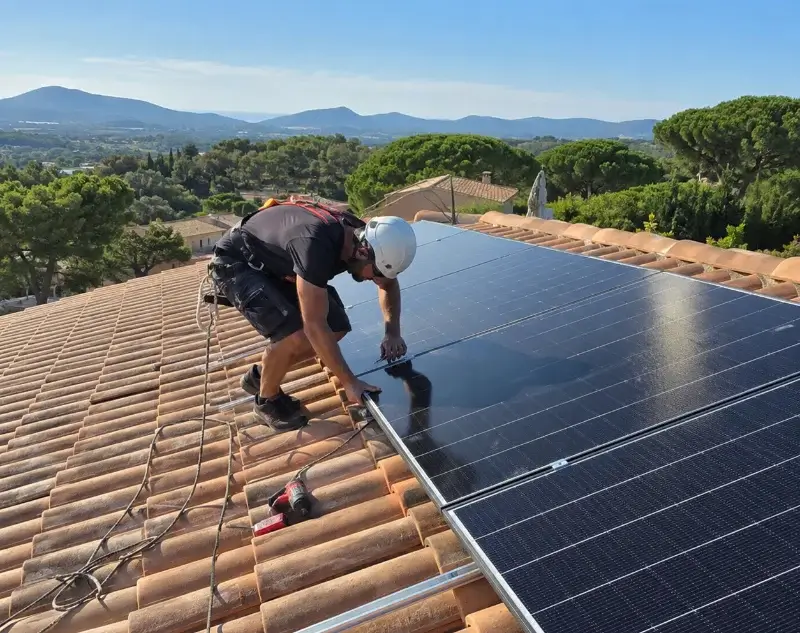 Installateur panneaux solaires Génis — pose photovoltaïque sur toiture