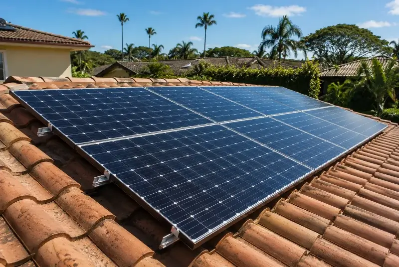 Installation de panneaux solaires à Génis